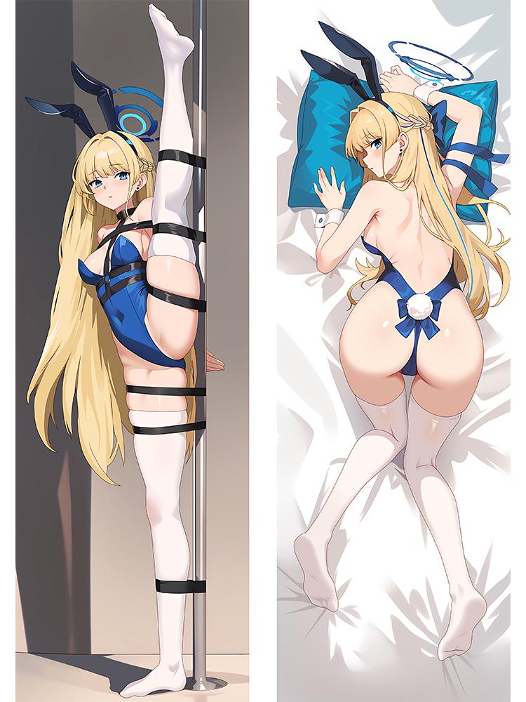 

Синий архив Asuma Toki аниме Otaku Dakimakura наволочка для тела Kawaii двухсторонний принт милый чехол для подушки без цензуры A 40x120cm Peachskin