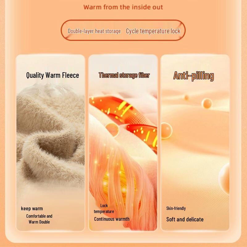 Men's Fleece Lined Knit Sweater