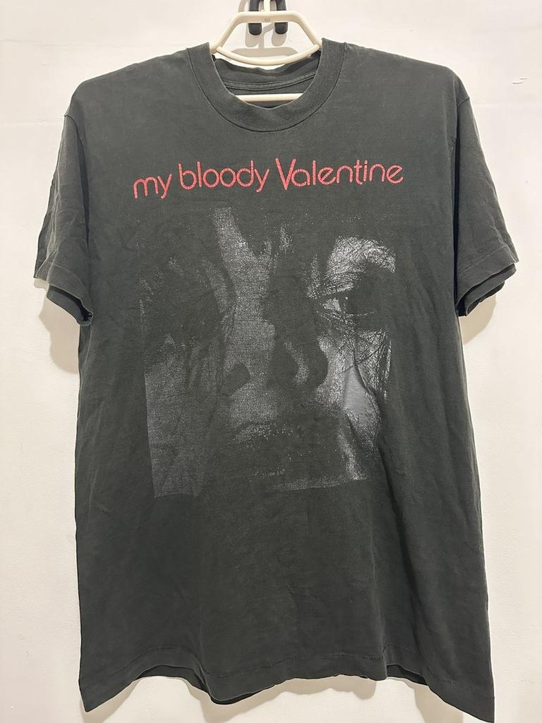 Vtg 90’s My Bloody Valentine Feed Me With Your Kiss Black Unisex T-shirt KH13984