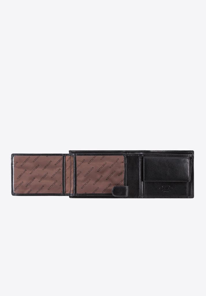 Wittchen Men's Leather Wallet Double Fold Black Natural Leather