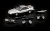 BM CREATIONS 1/64 Nissan Silvia S13 Silver LHD Silvia with Replacement Parts