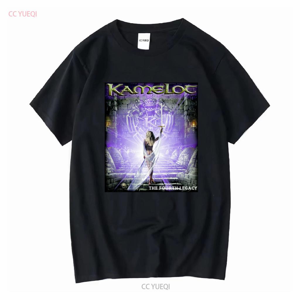 Band Kamelot The Fourth Legacy T Shirt Cotton For QX0247 Long or Short Sleeves Vintage Washed Stretched Soft Designer Clothes