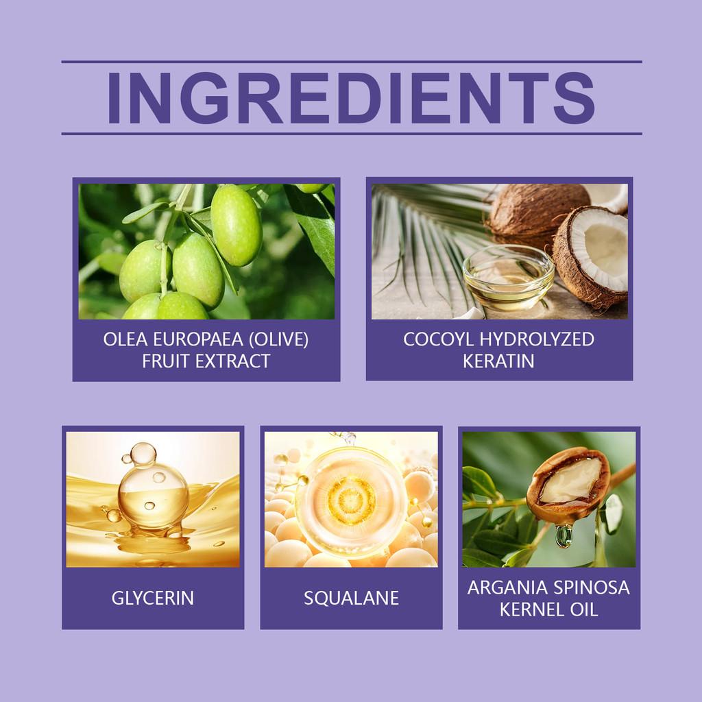 Hoegoa Moroccan Hair Oil Nourishing Hydrating Treatment For Smooth Frizz-free Hair