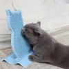 Kitten Shape Cats Massager Toy for Short Long Haired Cats Self-message Brush Tool