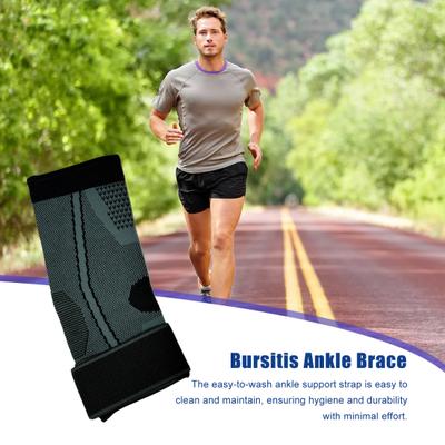 Ankle Brace Sprained Ankle Compression Sleeve Adjustable Foot Wrap Support for Plantar Fasciitis Relief Tendonitis Arthritis