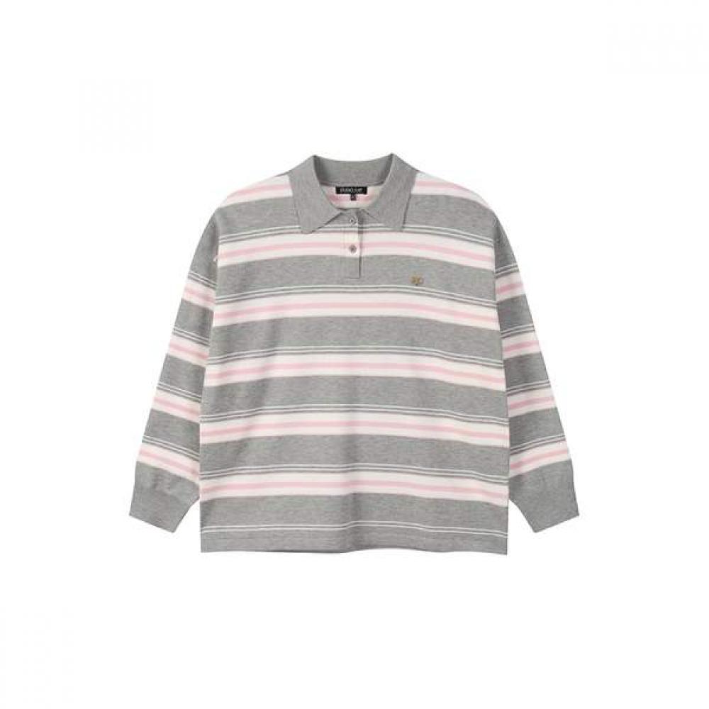 Lap Multi Stripe Collar Knit As1kh268