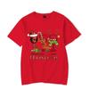Christmas Lights Wine Tees Men's T-shirt Christmas T Shirt Happy New Year Tshirt Christmas Tees Fashion Harajuku Men Shirt Tops