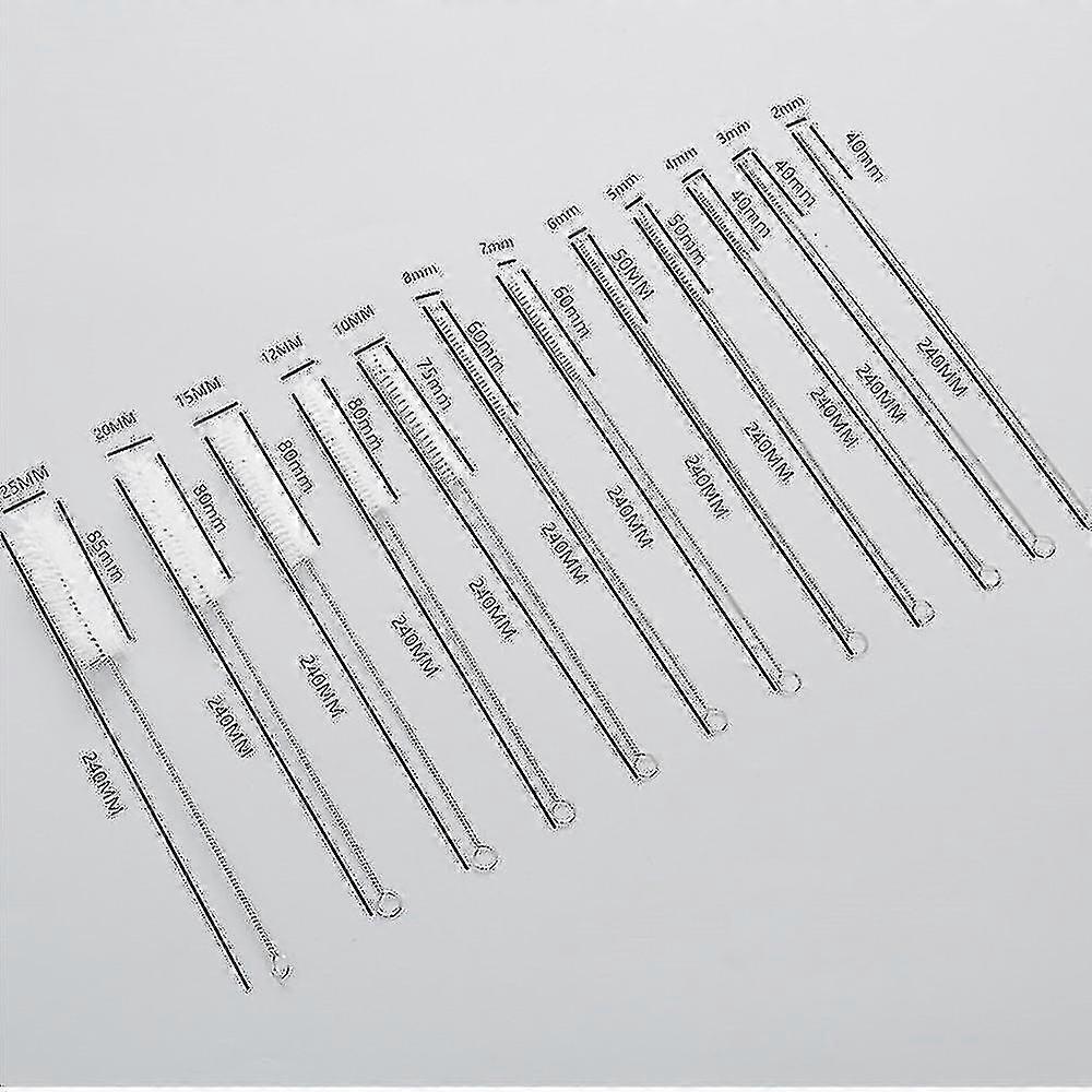 Cleaning Brushes, 12 Piece Set 24 Cm Long Brushes, Bottle Cleaning Brushes - RiRi
