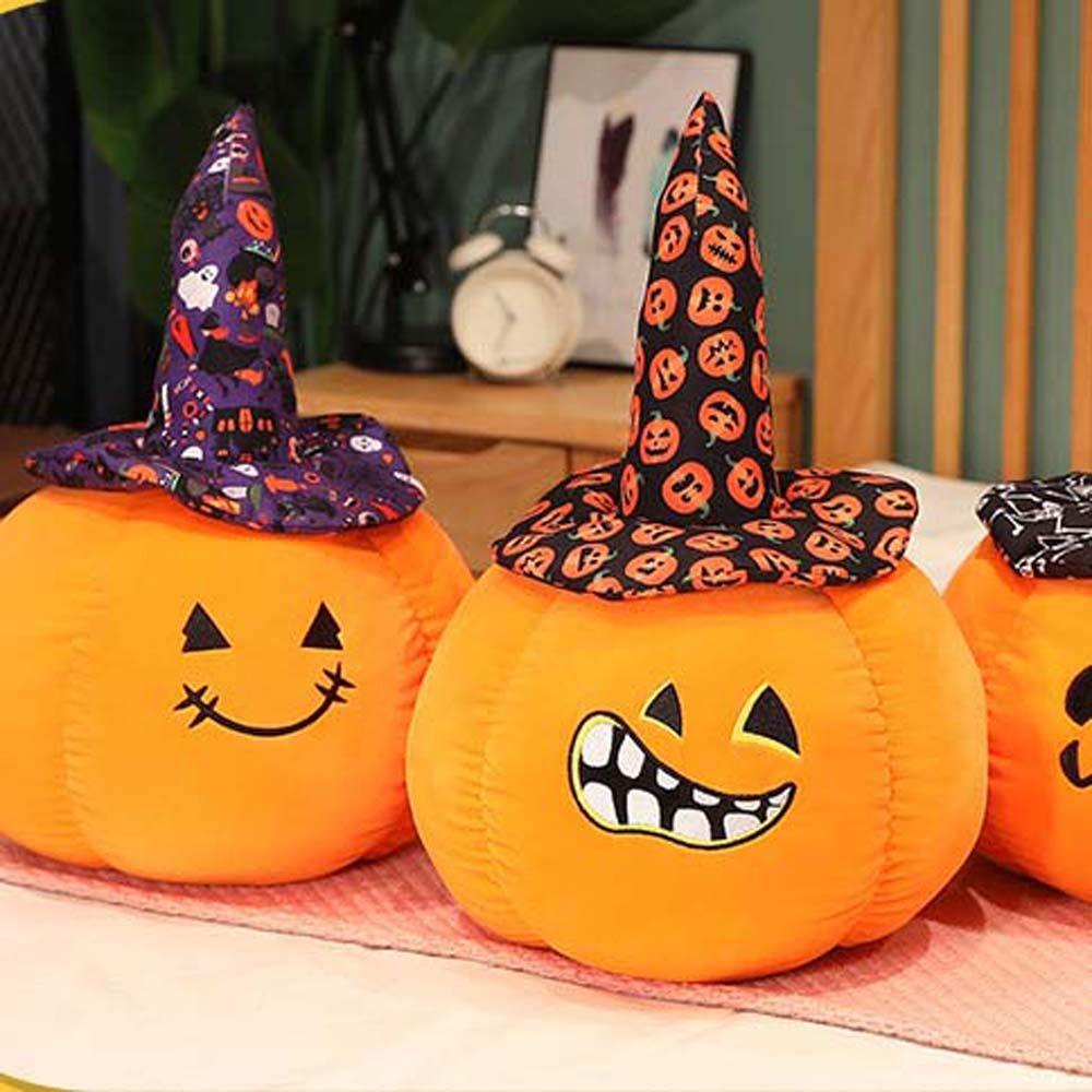 Pumpkin Halloween Home Decoration Plush Doll Plush Cushion Pumpkin Stuffed Toys Pumpkin Plush Toy