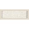 Vent Cover ABC 17x49 Cream
