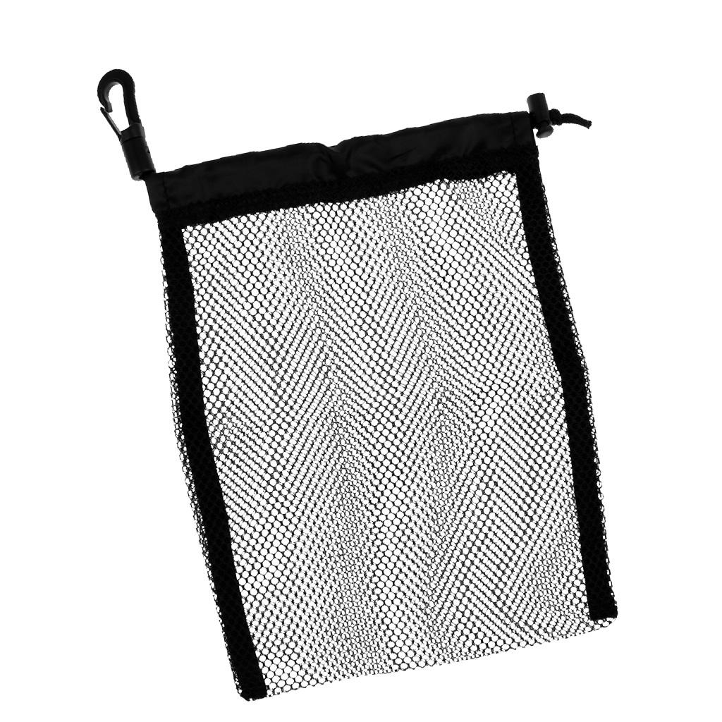Deluxe Storage Mesh Bag with Sliding Drawstring Cord Lock Closure - Choice of Sizes