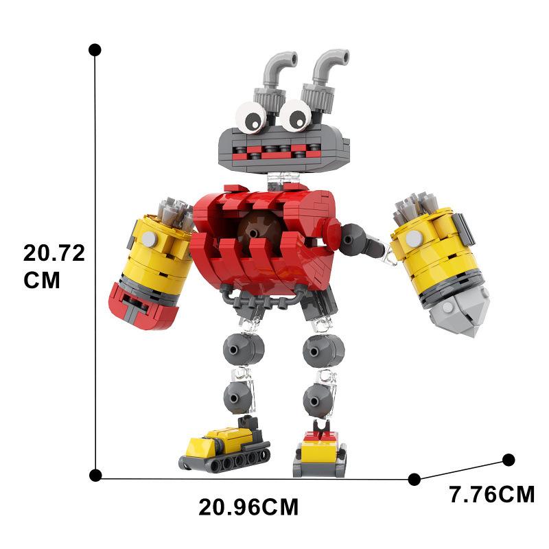 Game Series Water MonsteChoir Model Building Blocks Cartoon Boys Assembled Music Robot Decorative MOC Bricks Toys Holiday Gifts