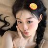 3pcs Lemon Slices Hair Clip Cosplay Halloween Hair Barrettes Realistic Hairpin for Stylish Hairstyles
