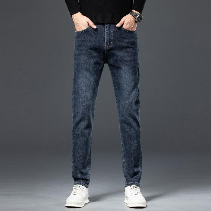 Thickened Men's Simple Men's Jeans