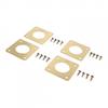Metal Entrance Plate Birdhouse Protector Rust-resistant Coating