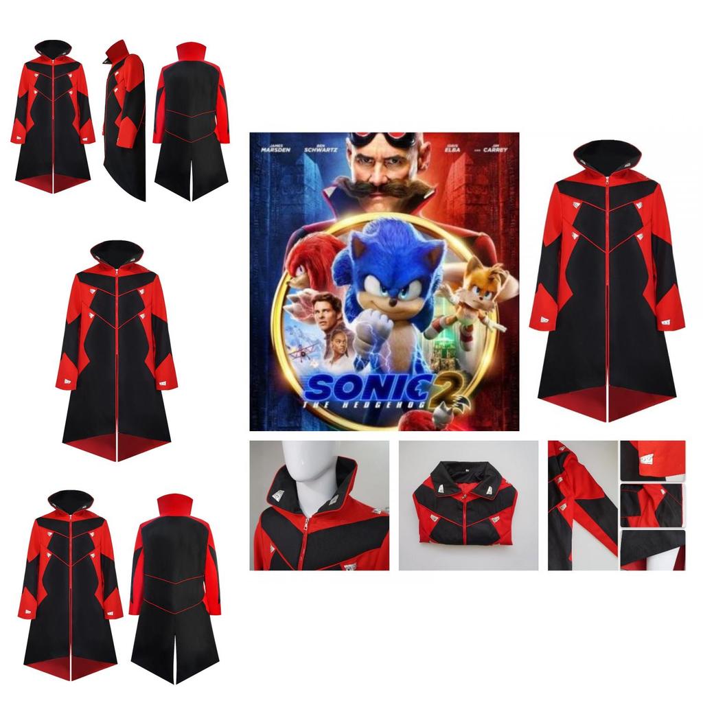 Sonic The Hedgehog Dr Egguman Costume For Halloween Cosplay