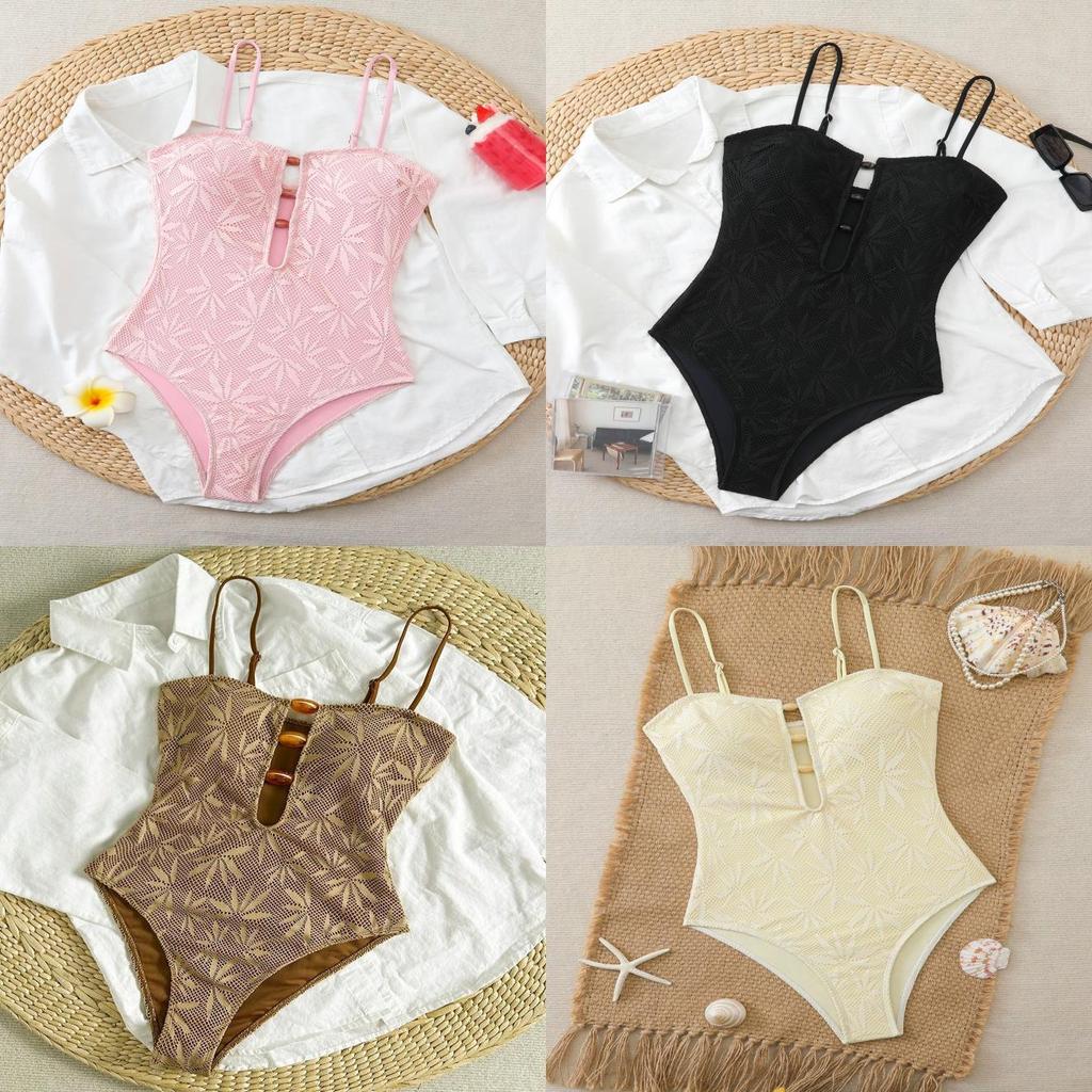 Bohemian Summer Swimsuit With Polyester Fabric For Water Sports And Beachwear