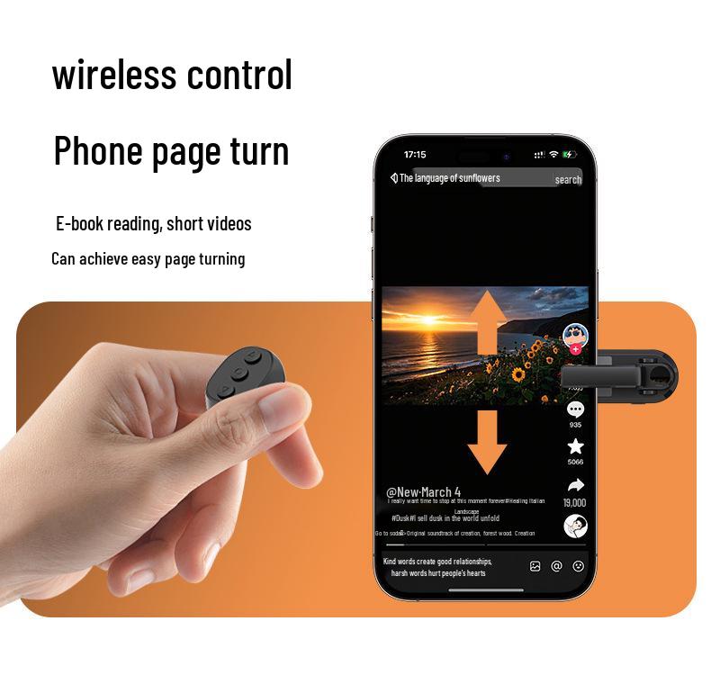 2025 Popular Smart Wireless Page Turner for Kindle & Other Reading Devices