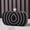 Weiße Sommer Tasche Perlen Damen Abendtaschen Luxus Berühmte Mode Handtasche Designer Diamant Clutch Cross Body Tasche Hochzeit