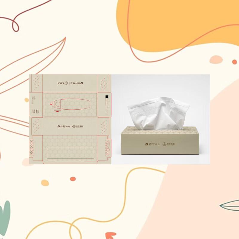 Rectangular Paper Tissue Box Dispenser