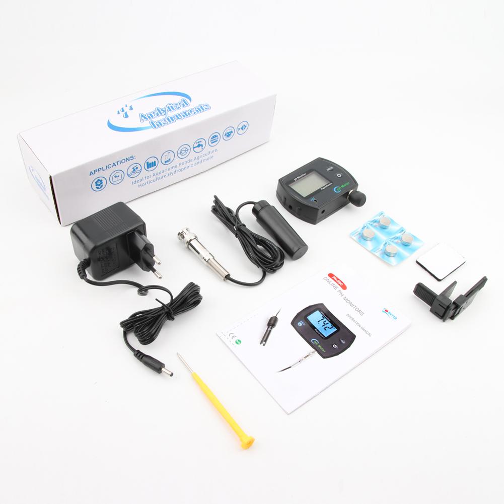 Water Quality Tester Digital Multi-Parameter Water Tester Accurate Wall Mounted Online Hydroponics Tool for Aquariums Fish Tank