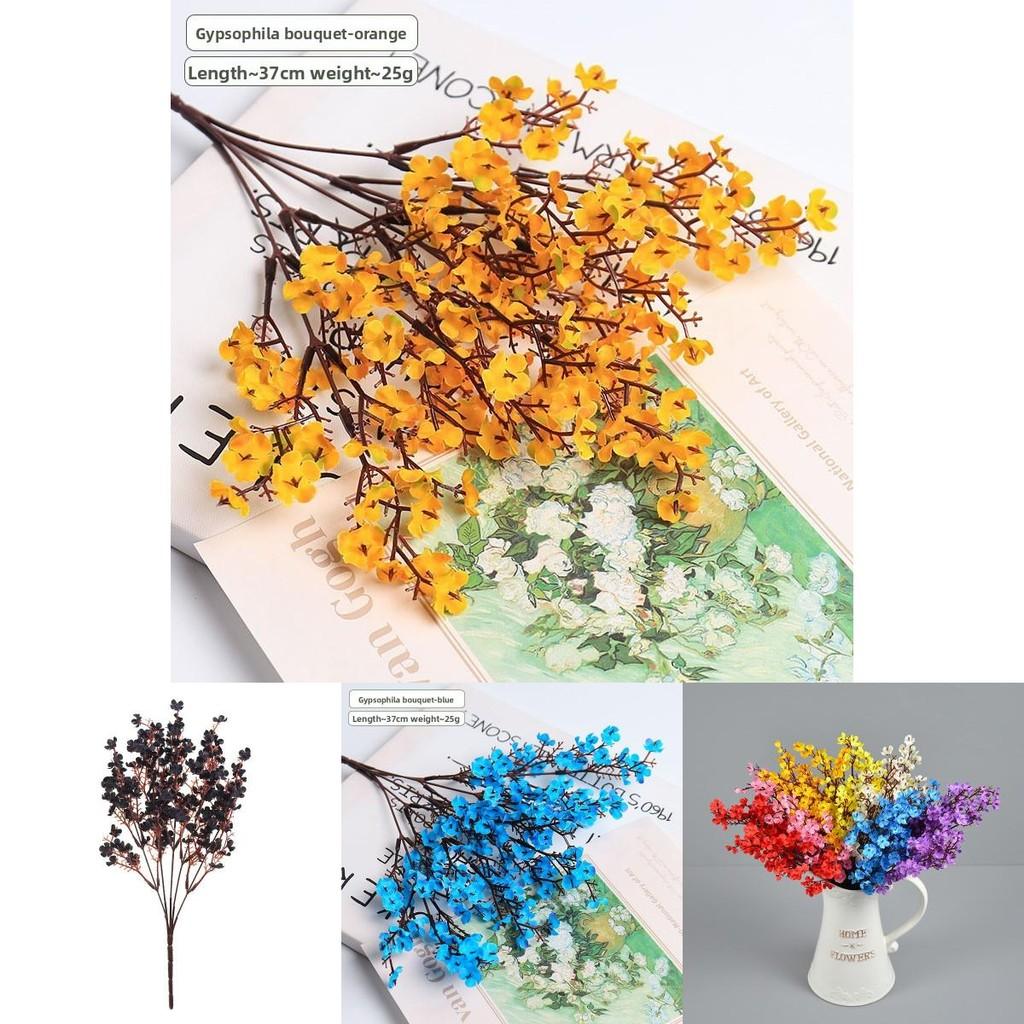 Artificial Gypsophila Paniculata Flower Wreath With Silk Bloom Material For Outdoor Weddings And Event Styling