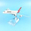 Jason Tutu 16cm Qantas Airbus A380 Aircraft Model Planel Airplane Diecast Metal 1/400 Scale Planes