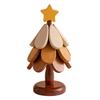 3Pcs Wooden Christmas Tree Trivets for Hot Dishes Heat Insulation