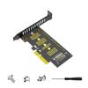 Universal M.2 Nvme Solid Disk To PCIe 4X Conversion Card For M.2 2230 2242 2260 2280 Solid Diks Home and Office