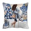 Christmas Themed Pillowcases Car Accessories Office Santa Claus Living Room Sofa Home Pillowcases