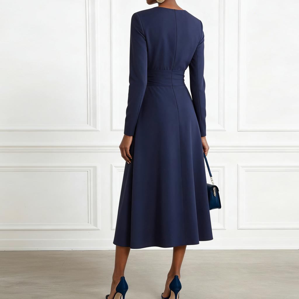 Women's Casual Fashion Long Sleeve Dress