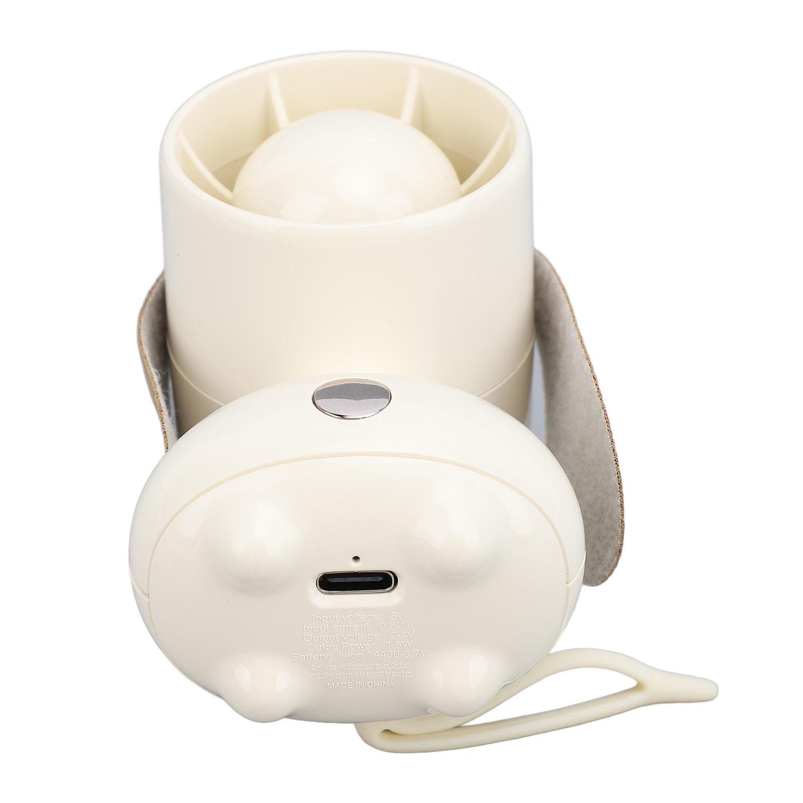 

Ручний вентилятор Милий мультяшний у формі собаки 3 швидкості Акумуляторний Портативний Міні Настільний вентилятор 5В Рожевий білий