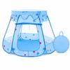 BellaNotes Indoor Play Star Blue Tent, One-Touch Folding, Hexagonal, Pattern, Mesh,
