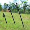 1/4/6Pcs 20/25/30/40CM Steel Tent Stake Heavy Duty Outdoor Hiking Camping Tent Tarp Canopy Windproof Ground Spike Nail Metal Tent Peg
