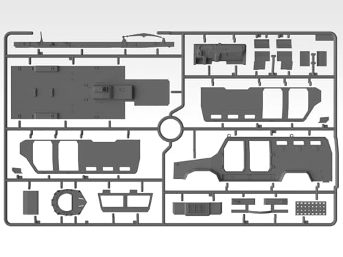 ICM 1/35 měřítko Ukrajina Kozak-001 Národní garda Plastikový model 35015