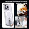 Foldable Stand Compatible with iPhone Models 13 To 17 Pro Max - Thin, Lightweight, Heat Dissipation, Magnetic, Full Coverage Case.