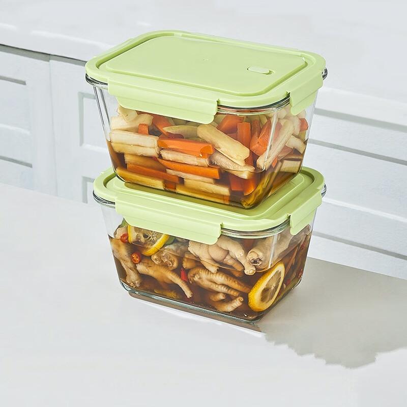 Large Capacity Glass Pickle Storage Container