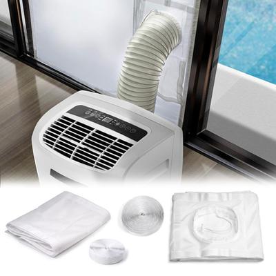 Draagbare Airconditioner Raamafdichting AC Klapraam Afdichtingskit Hete Lucht Stop Luchtuitwisseling Beschermers met Rits en Lijm