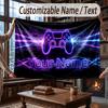 Neon Colorful Theme Throw Blanket Custom Name Text Personalized Blanket Soft Cozy Blanket for Home Sofa Bed
