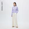 LANCY Women's Elegant Mohair Blend Knitted Cardigan Sweater