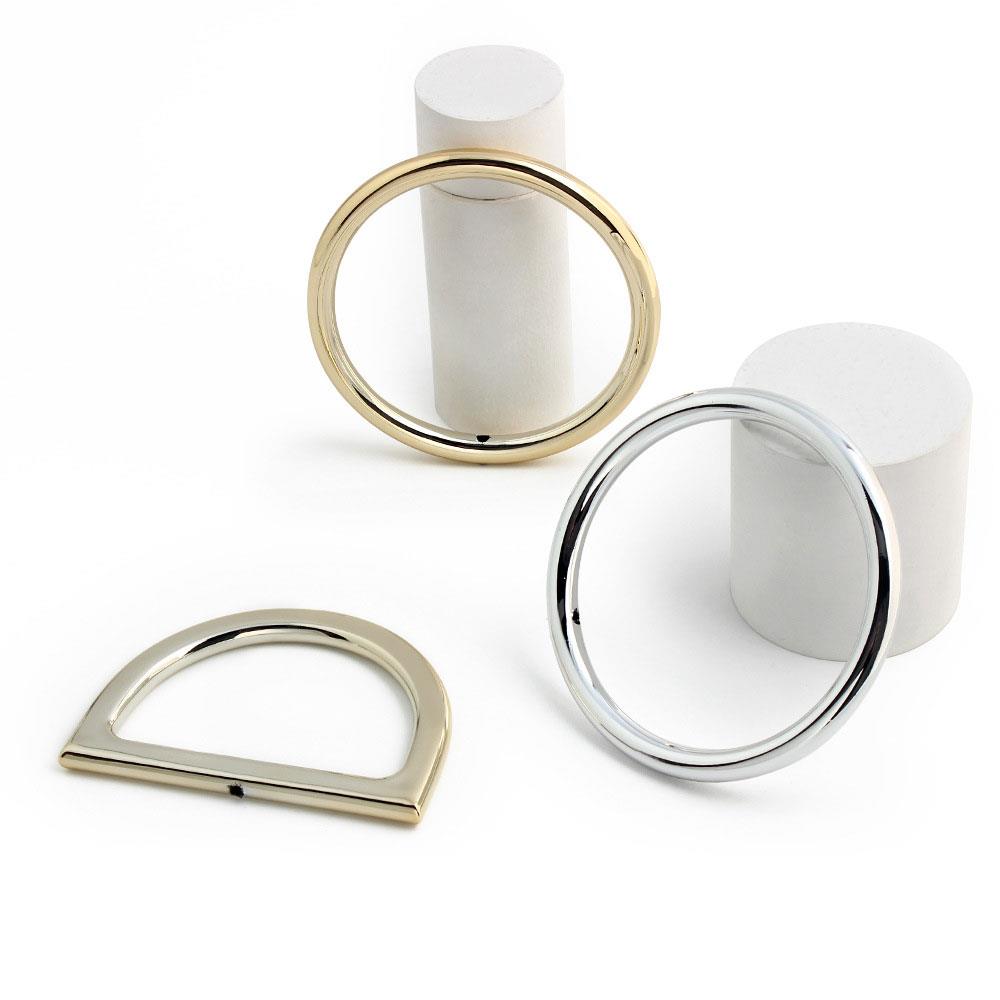 1PC Acrylic D Round Shape Purse Sewing Frame DIY Bag Handles For Bag Making Purse Handles Replacement Crochet Bag Handles