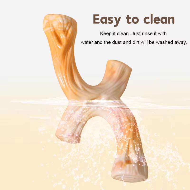 Factory-Direct Eco-Friendly Unbreakable Nylon Rubber Dog Chew Toy Molar Stick Designed for Medium to Large Dogs Powerful Chewers