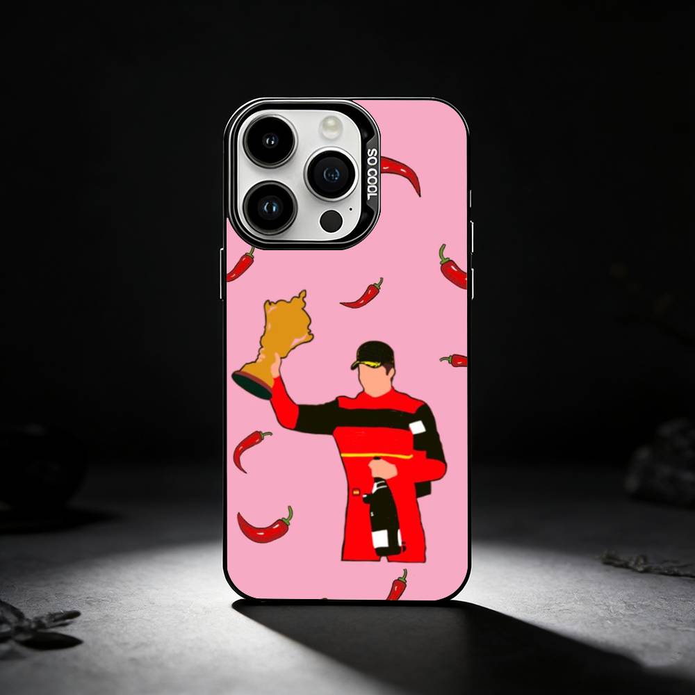 55 Chili C-Carlos S-Sainz Phone Case For iPhone 17,16,15,14,13,12,11 Plus,Pro Max,XS,Colored silver phone case