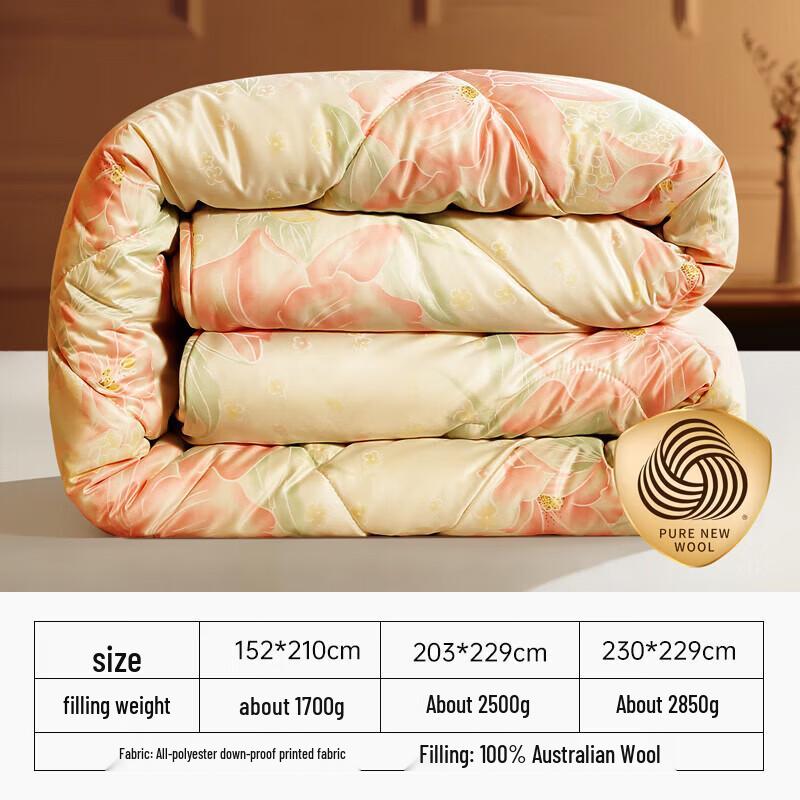FUANNA 100% Australian Wool Winter Quilt