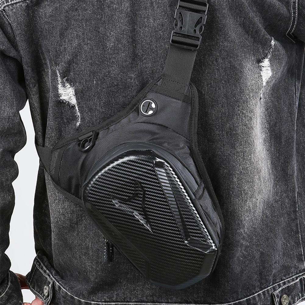 Motorcycle Bag Men Motorbike Leg Side Bag EVA Hard Shell Male Phone Waist Pack Motorcycle Drop Leg Bag Fanny Pack Bum Bags
