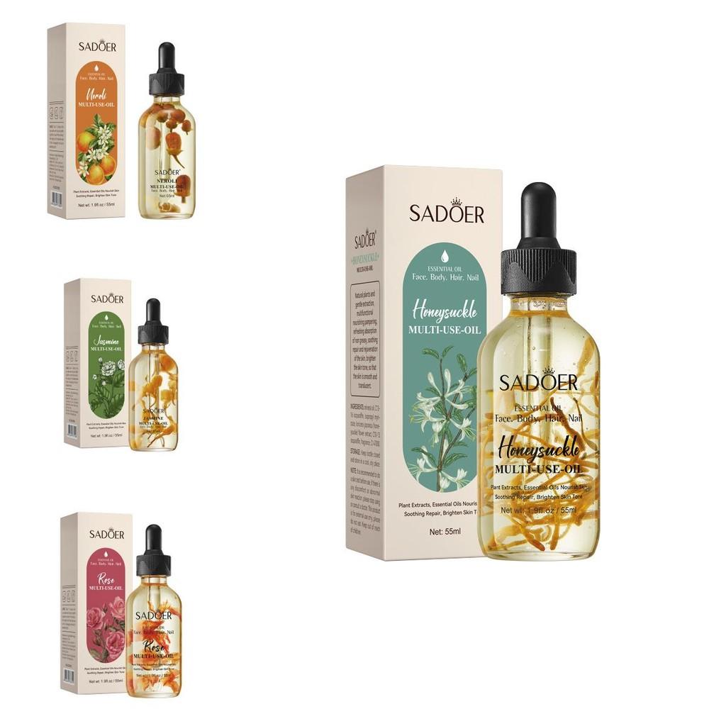 Sadoer 55ml Rose Dry Flower Multi-effect Massage Oil For Nourishing Skin And Body