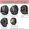 Compatible PUREROYI Military Smart Watches Bands, Lamshaw Classic Silicone Replacement Straps Compatible for Compatible for PUREROYI 1.83'' C20 Pro