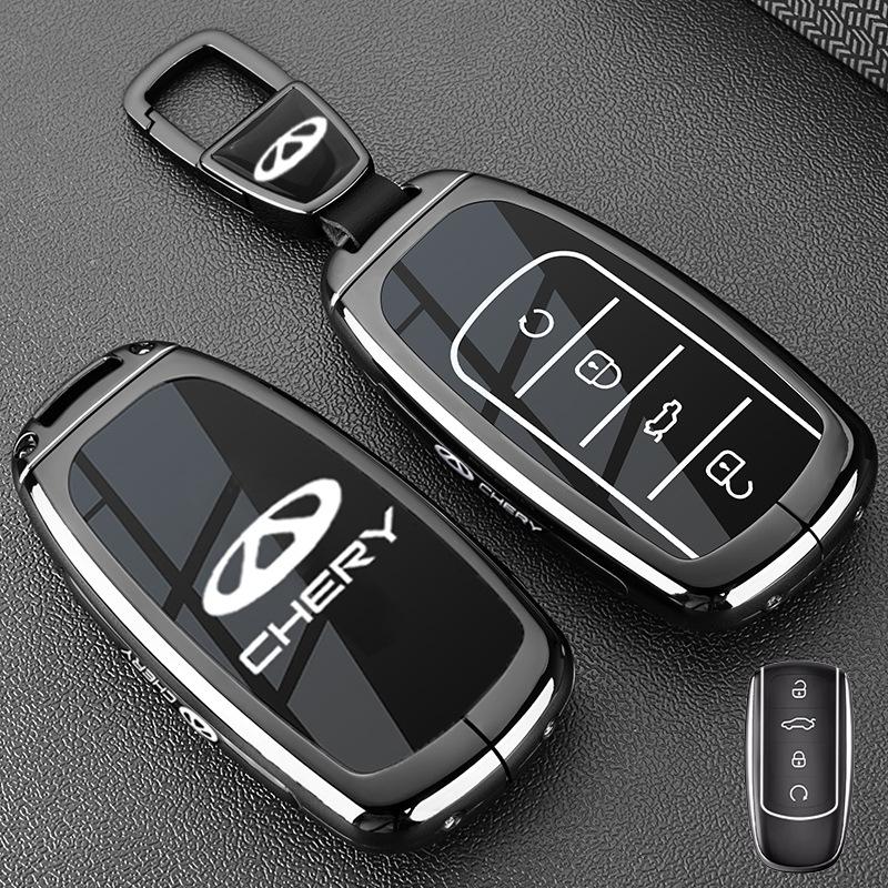 New Car Zinc Alloy TPU Key Case Cover Holder For Chery Jaecoo Tigo 7 8 Pro Max Omoda C5 Tigo7 8 PlusJ6 J7plus J8 Interior Shell