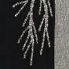 Elegant Handmade Beaded Off-the-Shoulder European & American Bandage Evening Dress