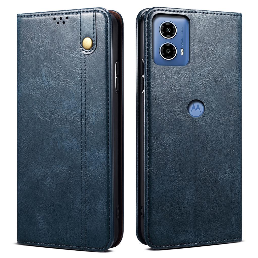 For Motorola Moto E14 4G/G04 4G/G04s 4G/G24 4G Case Leather Stand Magnetic Closing Phone Wallet Cover